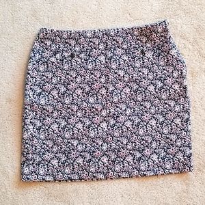 Banana Republic skirt floral sz 4